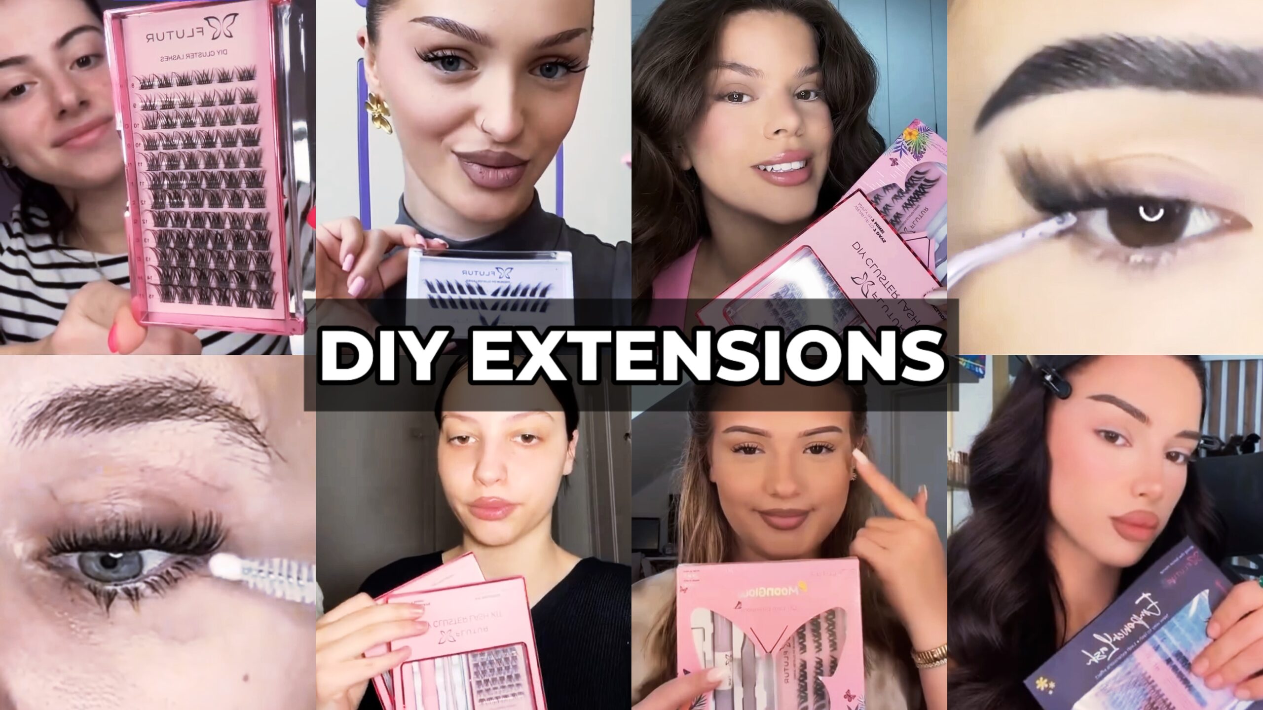 DIY Lash Extensions / Full Tutorial